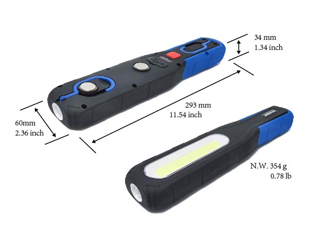 CE027A Rechargeable Portable LED Work Light LED Caution Light Flashlight