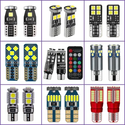 Großhandel High Power T10 3030 3014 4014 5050 Signal Keil Birne LED Auto Innen Licht S8.5 Girlande Canbus 12V 24V Weiß Rot Blau Gelb Grün Bernstein